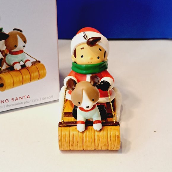 YOUNG SANTA ~ 2nd IN YOUNG SANTA SERIES ~ 2023 Hallmark Keepsake Ornament - Picture 7 of 7